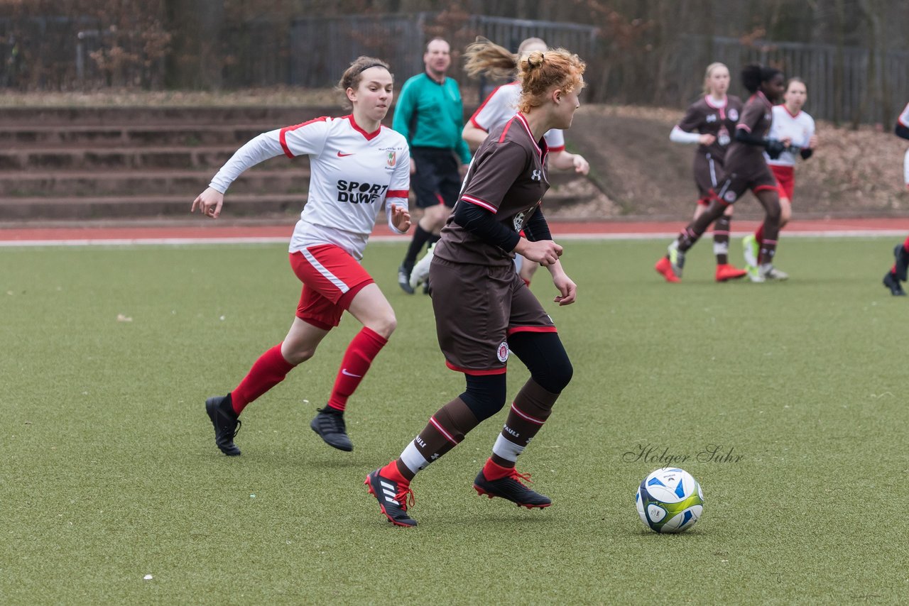 Bild 305 - B-Juniorinnen Walddoerfer - St.Pauli : Ergebnis: 4:1